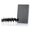 External 12000mAh Emergency Power Battery Charger w/ 8 Adapters for iPhone / Cell Phone - Black