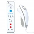 Nunchuk Controller + Remote Controller with Motion Plus for Nintendo Wii - White